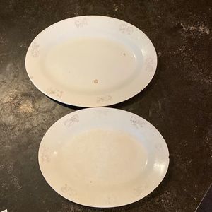Antique Homer Laughlin Oval Plates